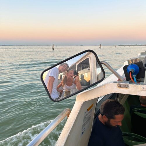 Bootje varen - Venetië