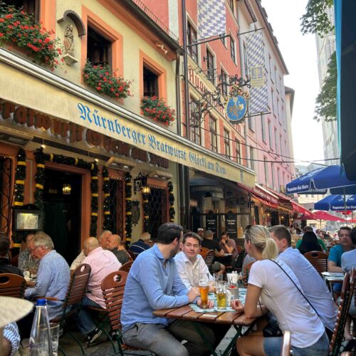Munchen cafe - Wedstrijd van FC Bayern München
