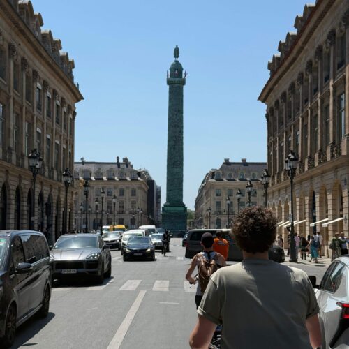 Place Vendôme met de Vendômezuil in Parijs