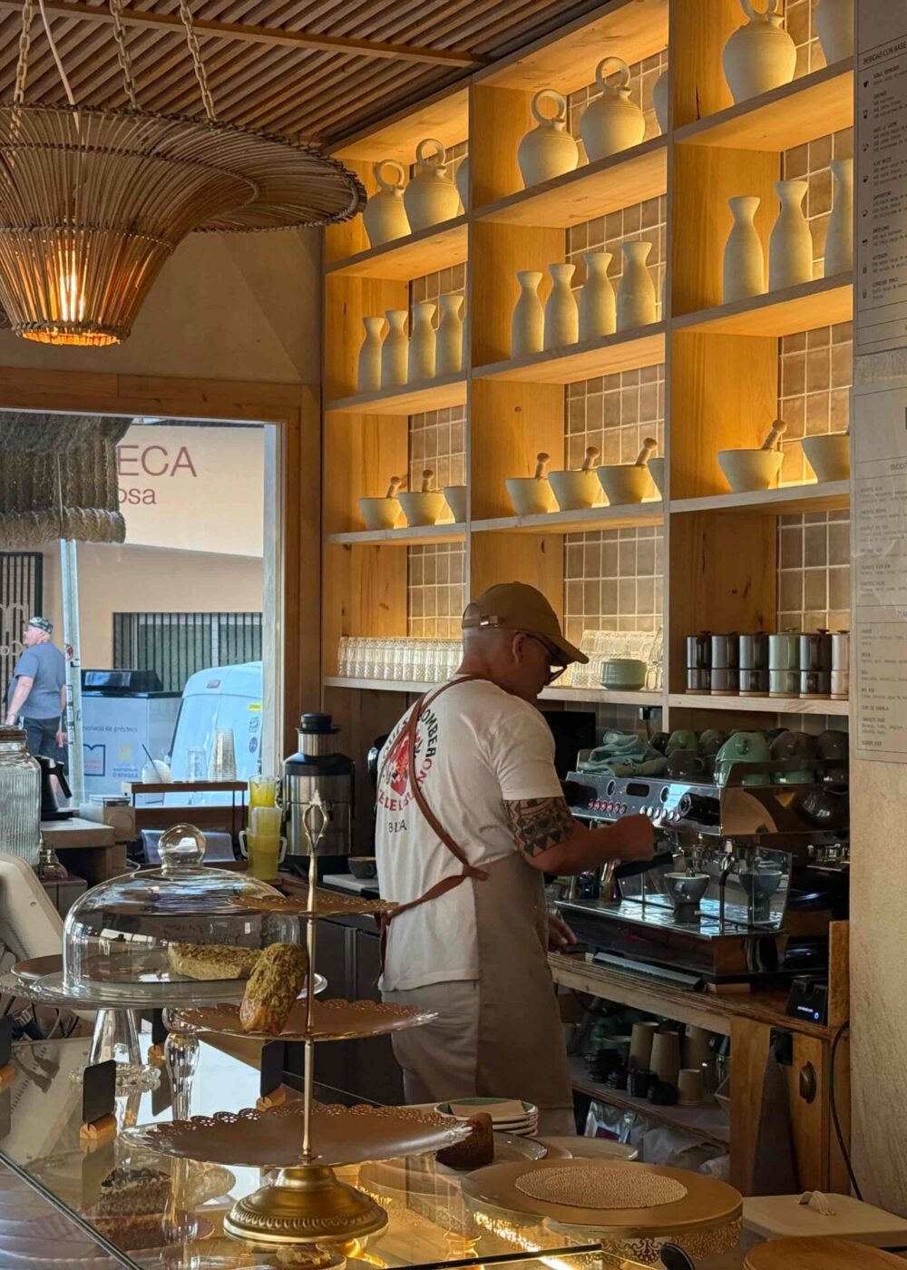 Koffiebar in het centrum van Ibiza-stad