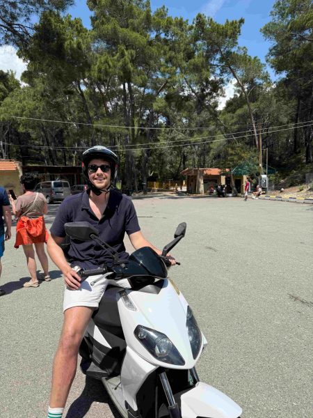 Rhodos scooter - Naar Kallithea Springs